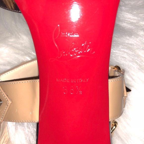 Authentic Christian Louboutin ziggoo sz 38.5 - Picture 5 of 5